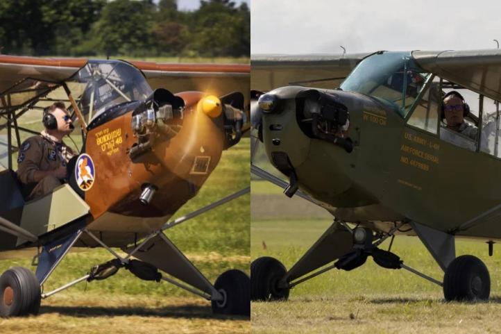 Piper Cub w wersjach L-4H i J3 (fot. Mateusz Jakubowski) Piper Cub w wersjach L-4H i J3 (fot. Mateusz Jakubowski)
