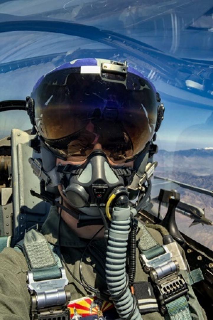 Sox - polski pilot za sterami F-16 USAF (fot. arch. prywatne)