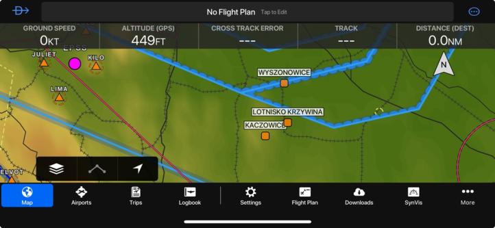 Aktualizacja bazy danych GarminPilotApp, fot. Stanislaw Drzewiecki