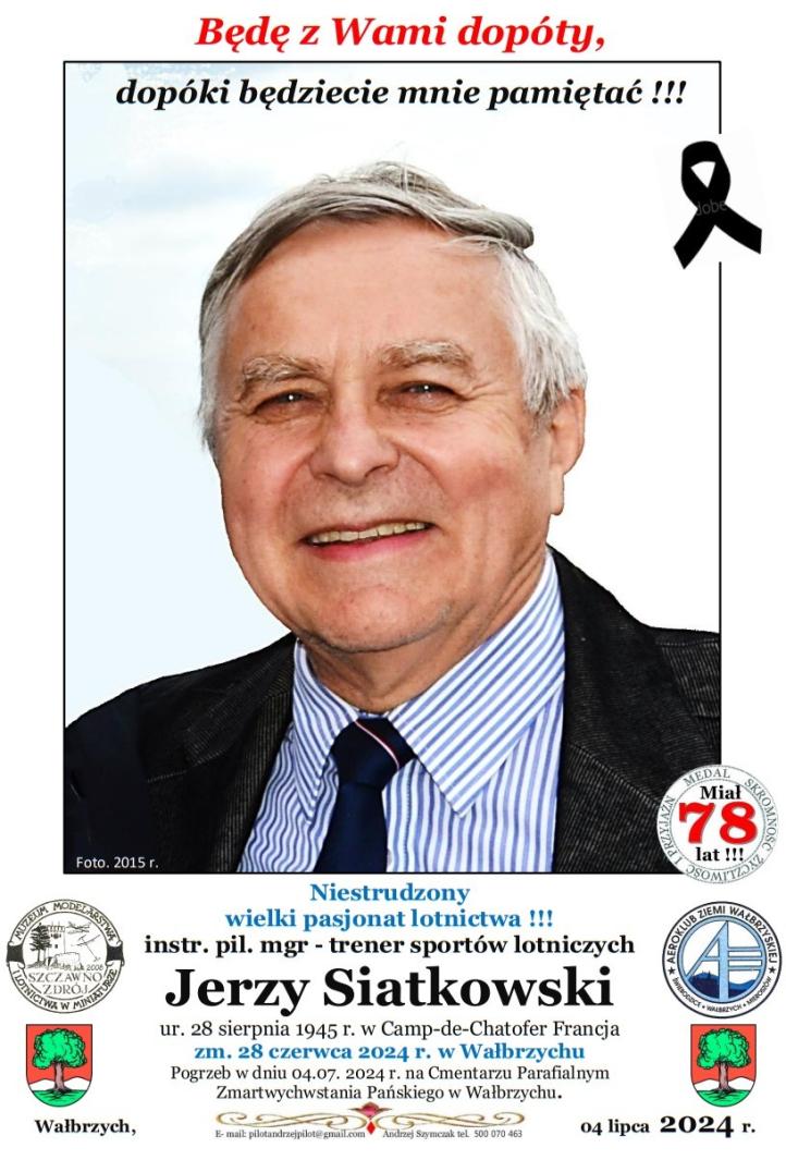 Jerzy Siatkowski (fot. Andrzej Szymczak) Jerzy Siatkowski (fot. Andrzej Szymczak)