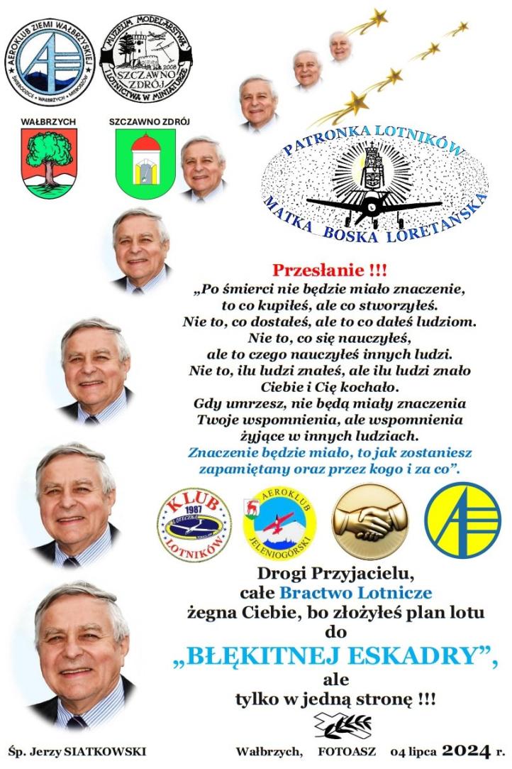 Jerzy Siatkowski - przesłanie (fot. Andrzej Szymczak) Jerzy Siatkowski - przesłanie (fot. Andrzej Szymczak)