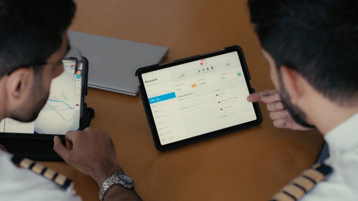 Linie Emirates wykorzystują aplikację GE FlightPulse (fot. Emirates)2
