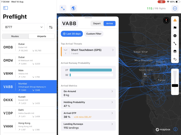 Linie Emirates wykorzystują aplikację GE FlightPulse (fot. Emirates)4