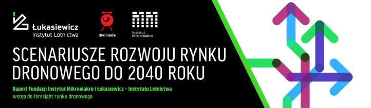 Scenariusze rozwoju rynku dronowego do 2024 roku (fot. Łukasiewicz-Instytut Lotnictwa)