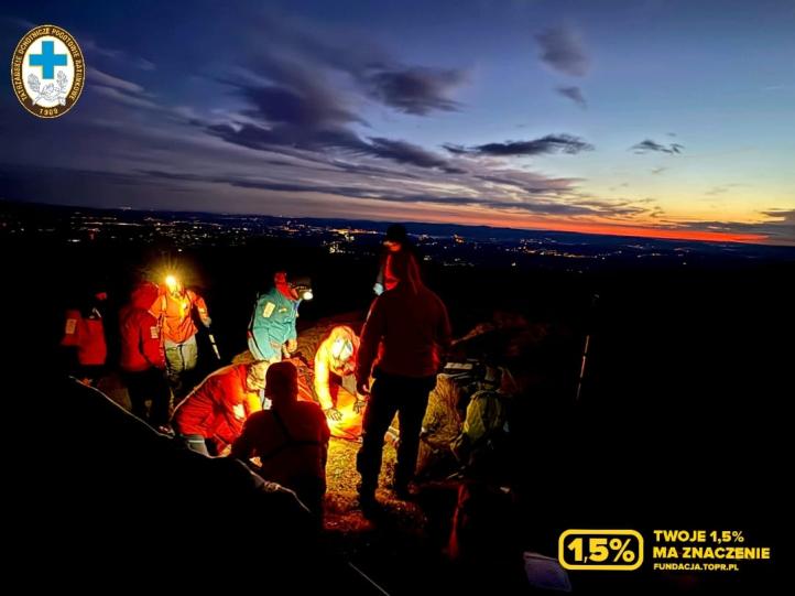 Akcja TOPR w Tatrach (fot. TOPR)