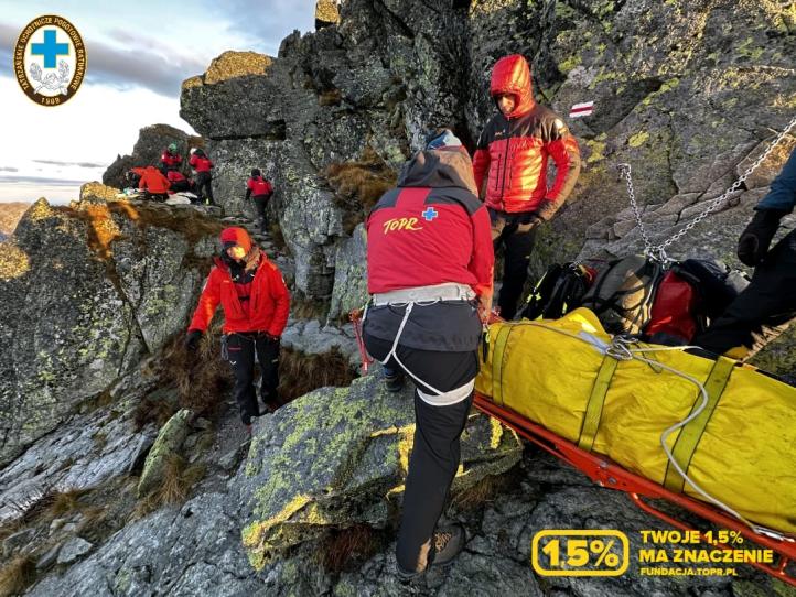 Akcja TOPR w Tatrach (fot. TOPR)2