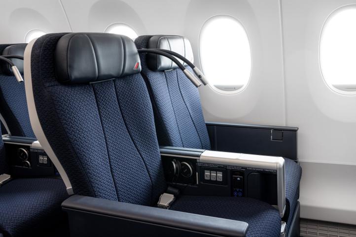 Fotel w kabinie Premium Air France (fot. Air France)