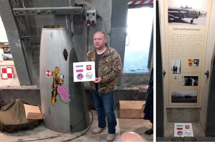 Kosmiczne pamiątki przekazane do Pilskiego Muzeum Wojskowego (fot. Pilskie Muzeum Wojskowe)2