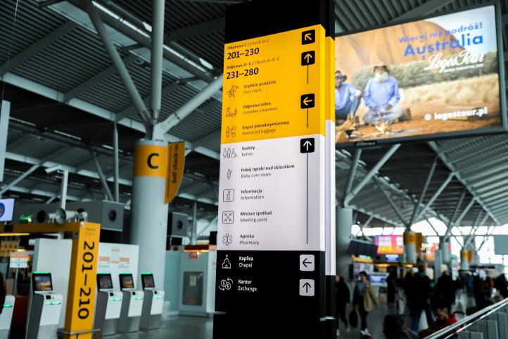 Lotnisko Chopina - nowy System Identyfikacji Wizualnej (fot. Lotnisko Chopina)4 Lotnisko Chopina - nowy System Identyfikacji Wizualnej (fot. Lotnisko Chopina)4
