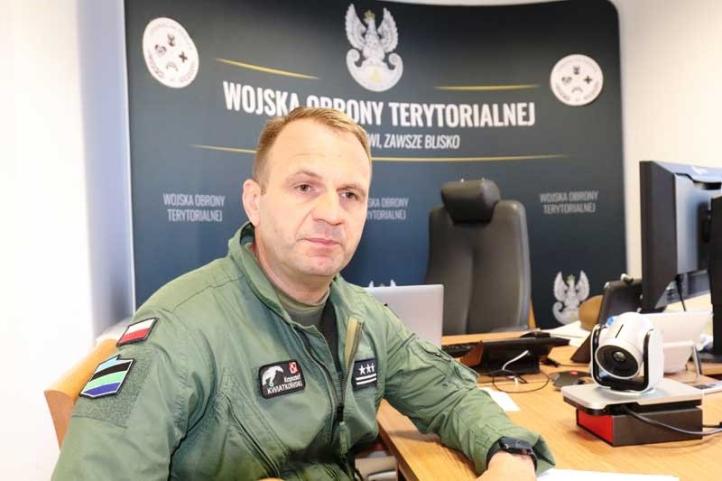 Płk pil. Krzysztof Kwiatkowski (fot. Krzysztof Wilewski)