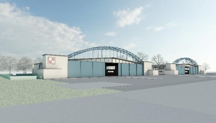 Wizualizacja Hangarów Muzeum Lotnictwa Polskiego (fot. Muzeum Lotnictwa Polskiego)2