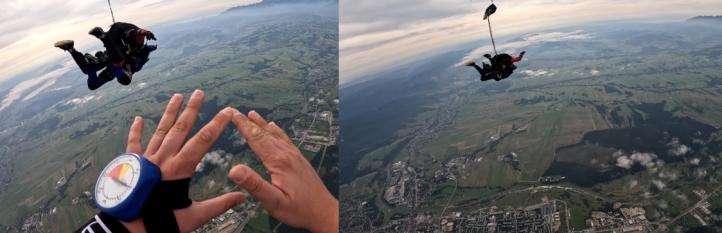 Wypadek spadochroniarza w Nowym Targu, fot. źródło PKBWL Wypadek spadochroniarza w Nowym Targu, fot. źródło PKBWL