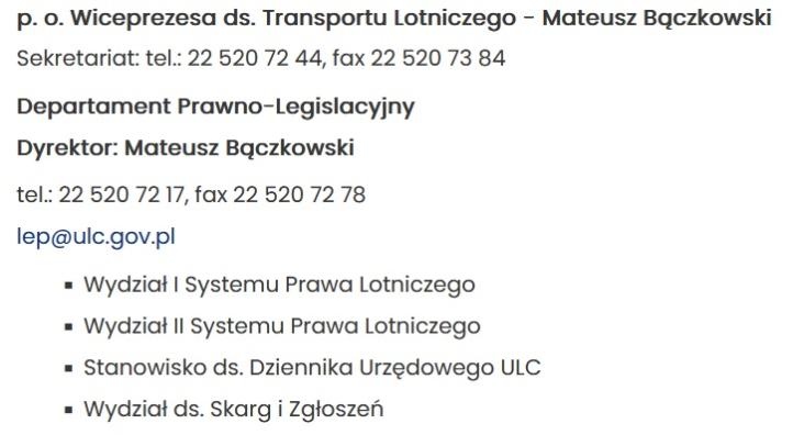 Departament Prawno Legislacyjny