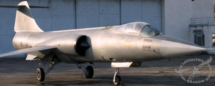 Lockheed F-104S ASA-M Starfighter w Muzeum Lotnictwa Polskiego w Krakowie (fot. Muzeum Lotnictwa Polskiego)