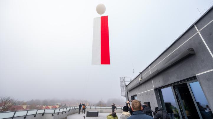 Podniebny hołd dla Niepodległej - niecodzienna inicjatywa PCI (fot. Michał Mielniczuk, Podkarpackie Centrum Innowacji)3