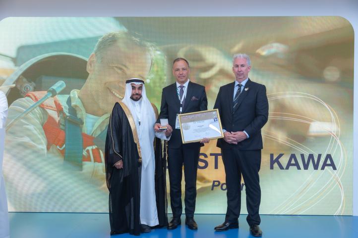 Sebastian Kawa odznaczony Złotym Medalem Lotniczym FAI - uroczystość wręczenia (fot. FAI)