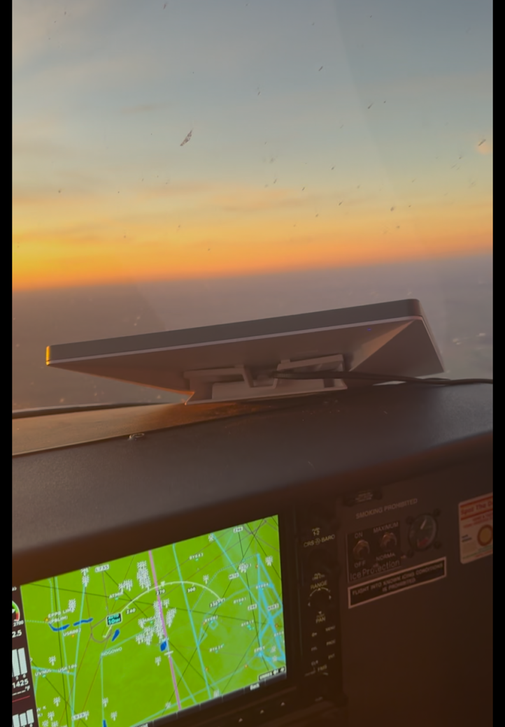Test Starlink Mini w locie