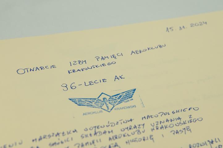 Uroczyste otwarcie Izby Pamięci Aeroklubu Krakowskiego (fot. Jarosław Ankowski)5 Uroczyste otwarcie Izby Pamięci Aeroklubu Krakowskiego (fot. Jarosław Ankowski)5