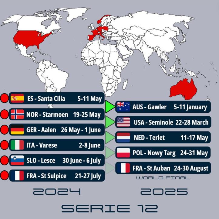 FAI Sailplane Grand Prix - seria 12 - kalendarium (fot. fai.org)