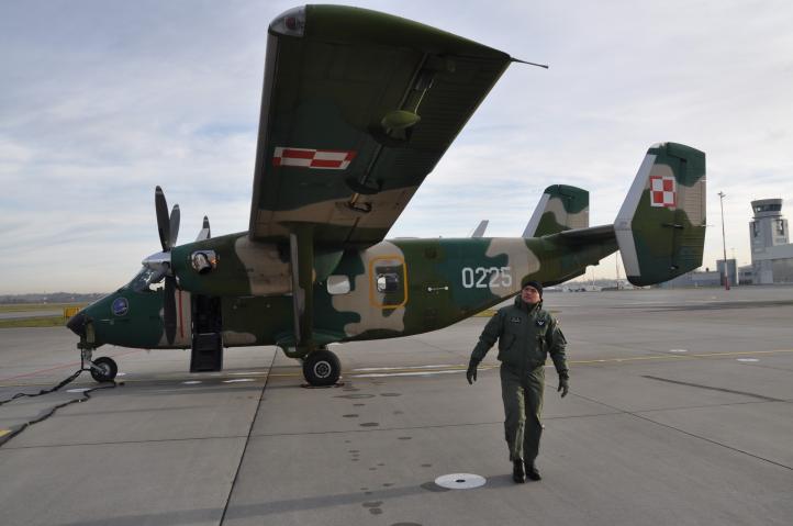M-28/PT/GC na płycie lotniska (fot. 8. Krakowska Baza Lotnictwa Transportowego)