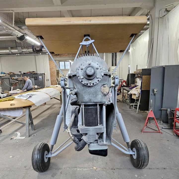 Muzeum Lotnictwa Polskiego w Krakowie buduje replikę legendarnego samolotu RWD-8 (fot. Muzeum Lotnictwa Polskiego)2