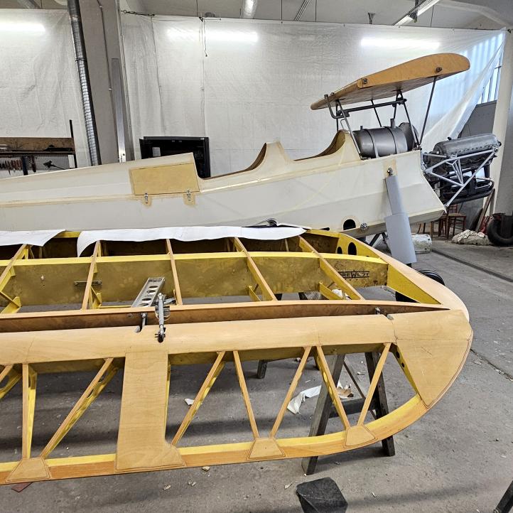 Muzeum Lotnictwa Polskiego w Krakowie buduje replikę legendarnego samolotu RWD-8 (fot. Muzeum Lotnictwa Polskiego)5