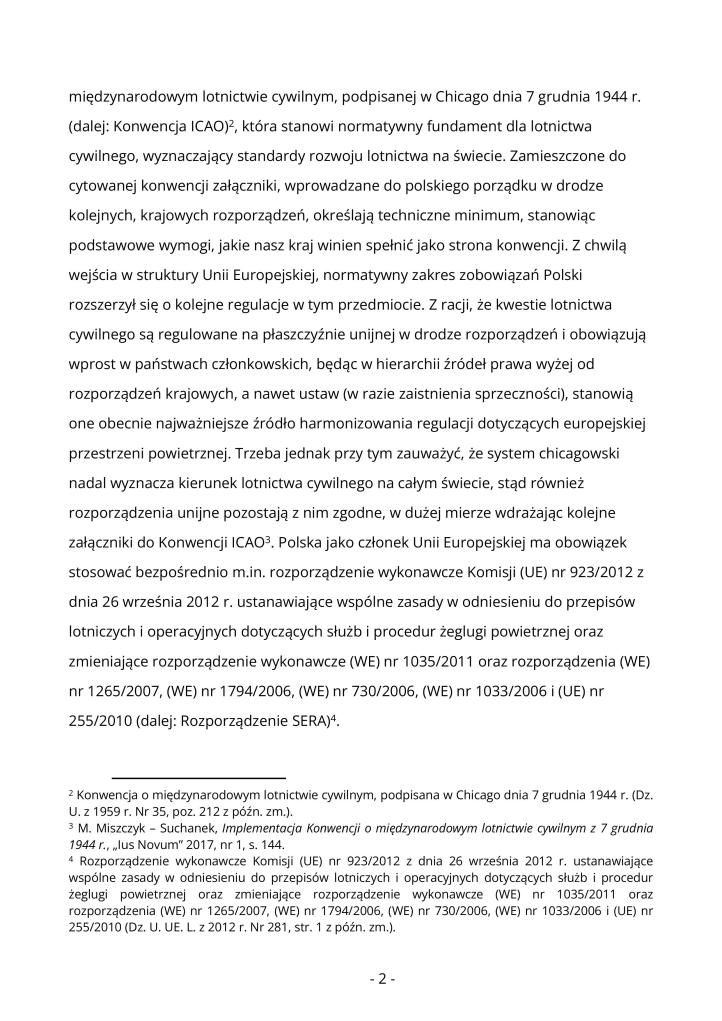 Pismo Marcina Więcka, Rzecznika Praw Obywatelskich do Dariusza Klimczaka, Ministra Infrastruktury