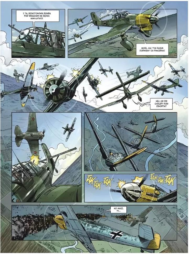 Stuka - Zabójca czołgów - ilustracje (fot. Wydawnictwa Scream Comics)3