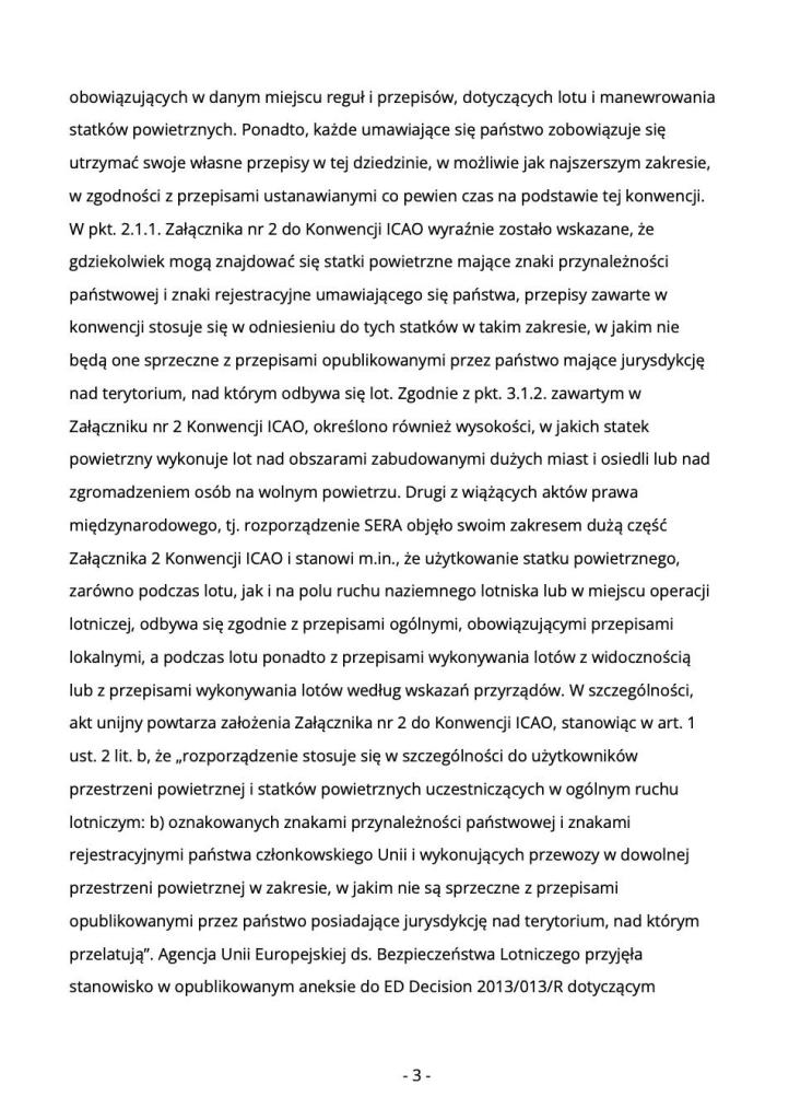 Tomasz Siembida RPO zwraca się do MI z prośbą do stosowania konstytucyjnych standardów