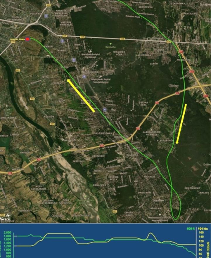 Wypadek Cessny 150F D-EKIQ, fot. źródło PKBWL