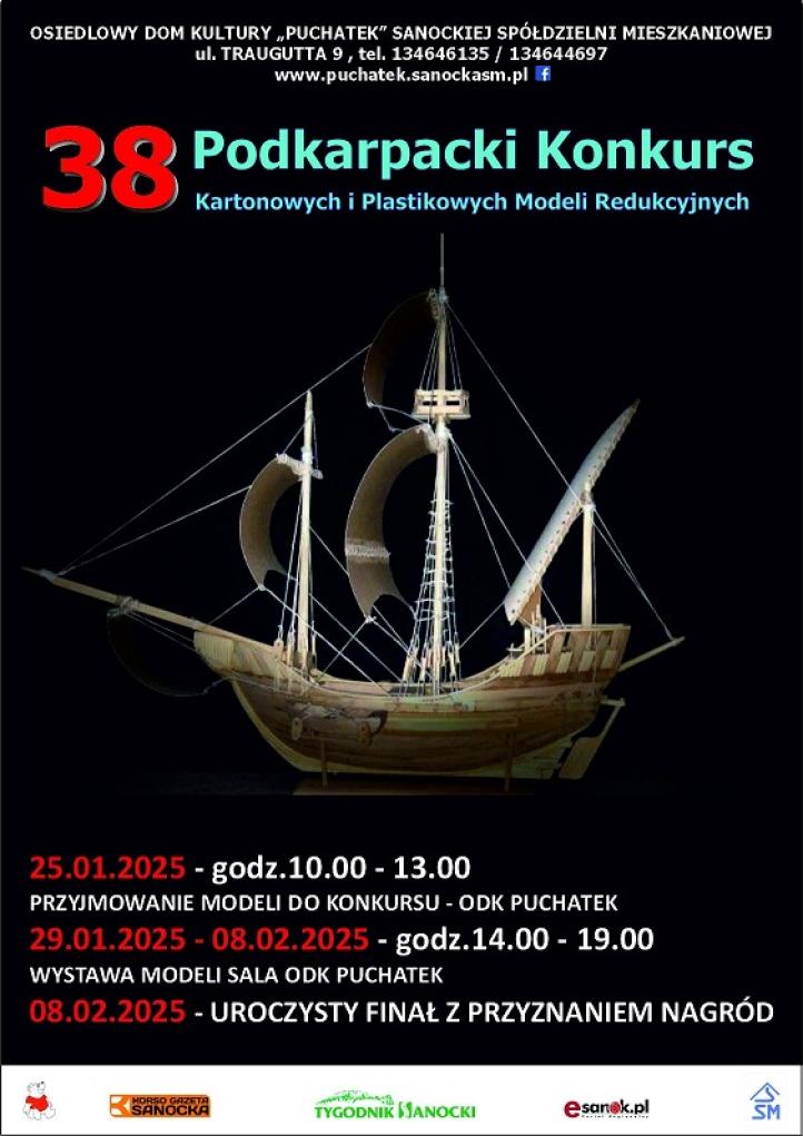 38 Podkarpacki Konkurs Kartonowych i Plastikowych Modeli Redukcyjnych w Sanoku (fot. puchatek.sanockasm.pl)
