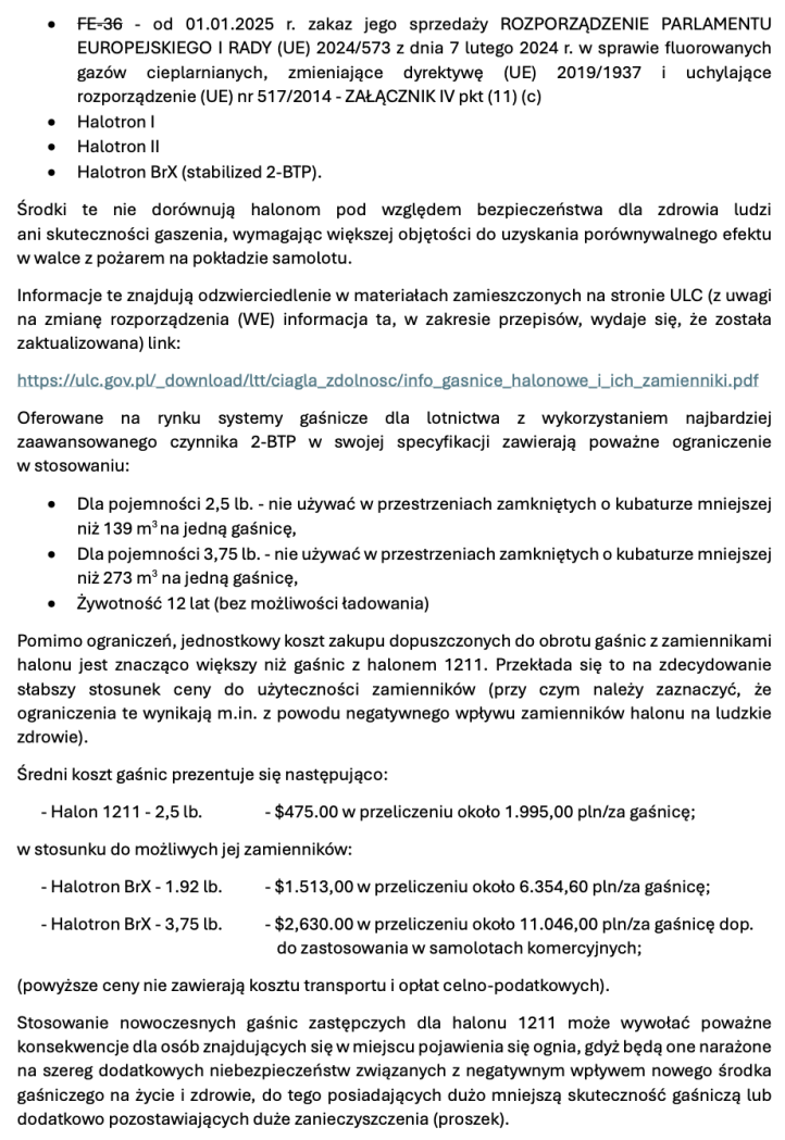 Halon - wniosek Huberta Massalskiego strona 1