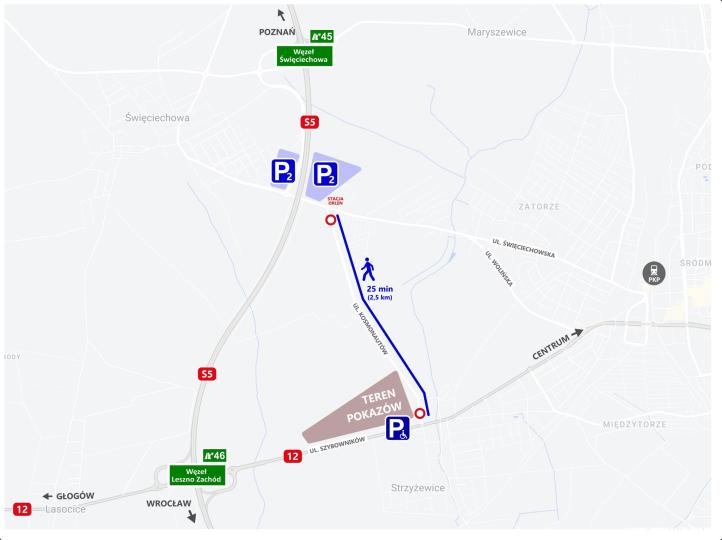 Parking P2 (fot. Antidotum Airshow Leszno)