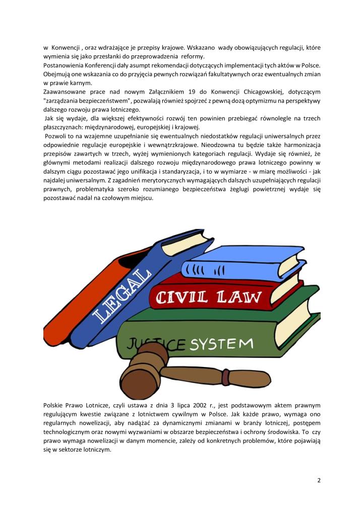 Polskie Prawo Lotnicze wymaga nowelizacji