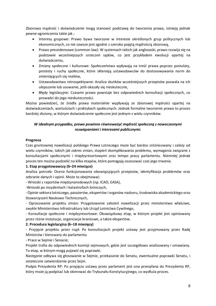 Polskie Prawo Lotnicze wymaga nowelizacji