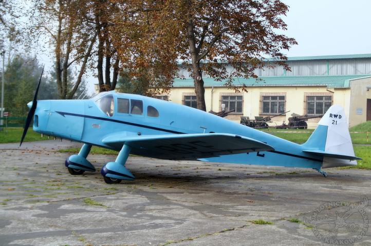RWD-21 w Muzeum Lotnictwa Polskiego w Krakowie (fot. Muzeum Lotnictwa Polskiego)