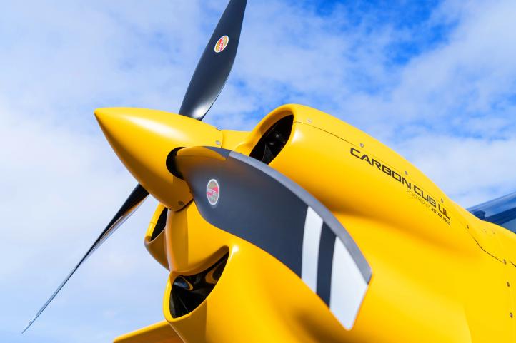 Śmigło Kestrel zamontowane na samolocie Carbon Cub UL (fot. CubCrafters)