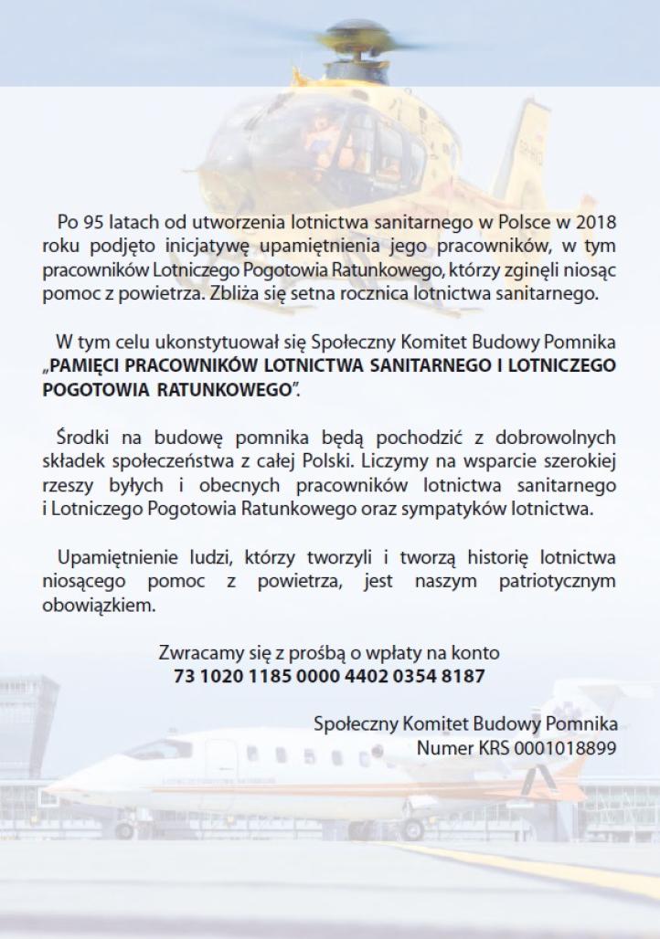 Budowa Pomnika Lotników LPR
