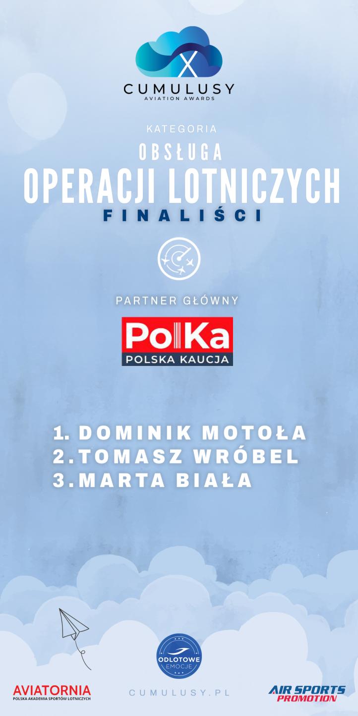 Cumulusy X - obsługa operacji lotniczych - finaliści (fot. Cumulusy) Cumulusy X - obsługa operacji lotniczych - finaliści (fot. Cumulusy)