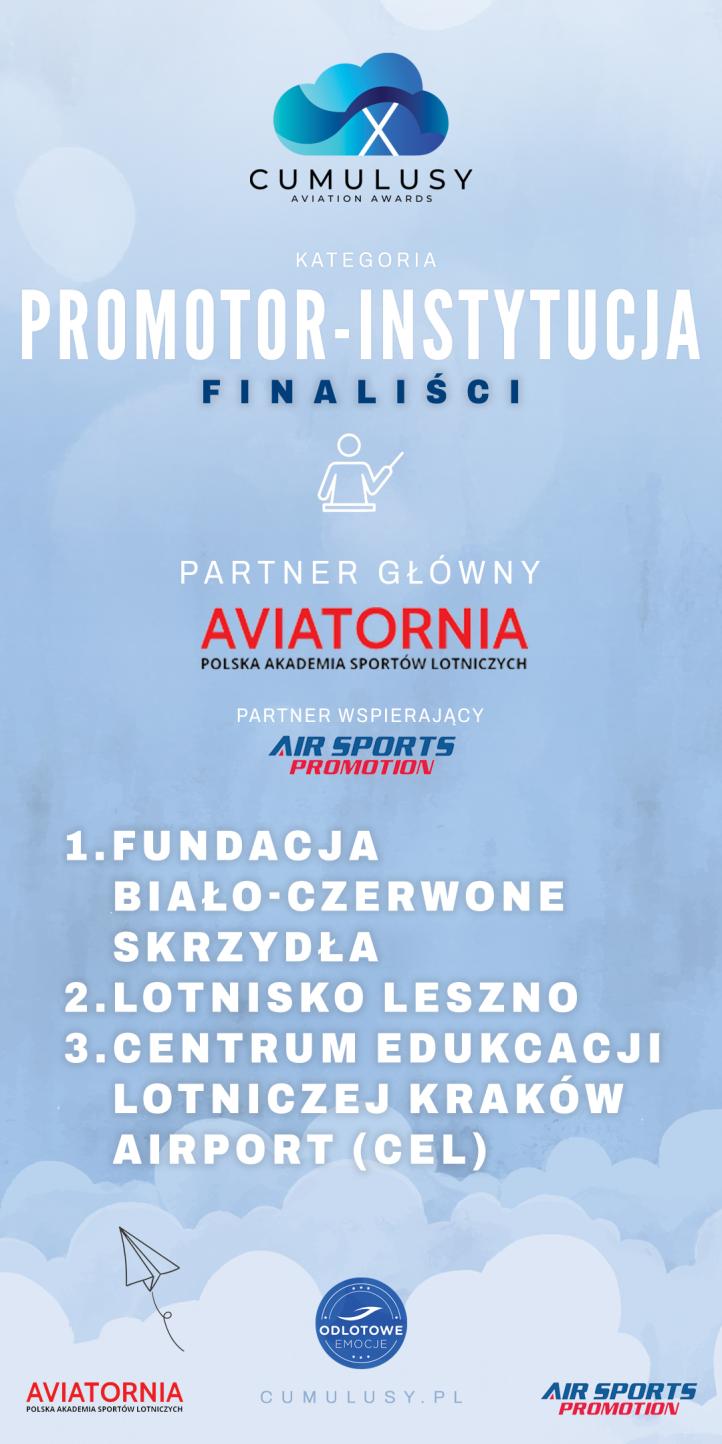 Cumulusy X - promotor instytucja - finaliści (fot. Cumulusy) Cumulusy X - promotor instytucja - finaliści (fot. Cumulusy)