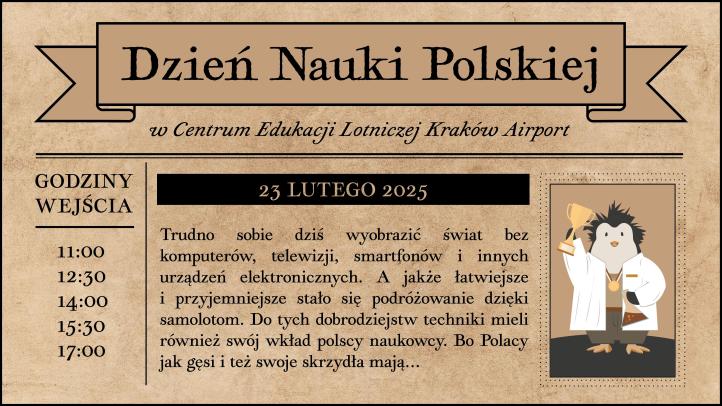 Dzień Nauki Polskiej w Centrum Edukacji Lotniczej (fot. Centrum Edukacji Lotniczej)