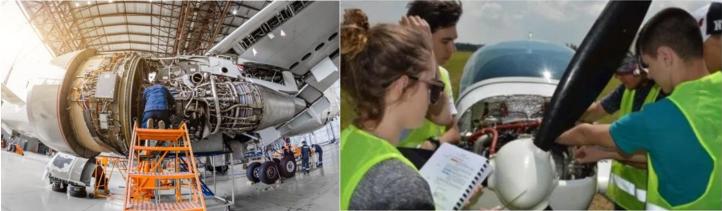 Szkolnictwo zawodowe w lotnictwie - mechanicy (fot. Grzegorz Brychczyński)