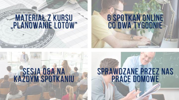 Części składowe programu szkoleniowego PPL plus