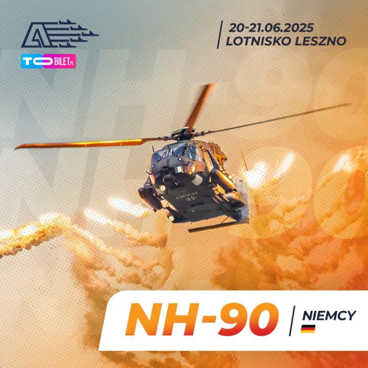 NH-90 Display Team na Antidotum Airshow Leszno 2025 (fot. materiały zespołu NH-90 Display Team)