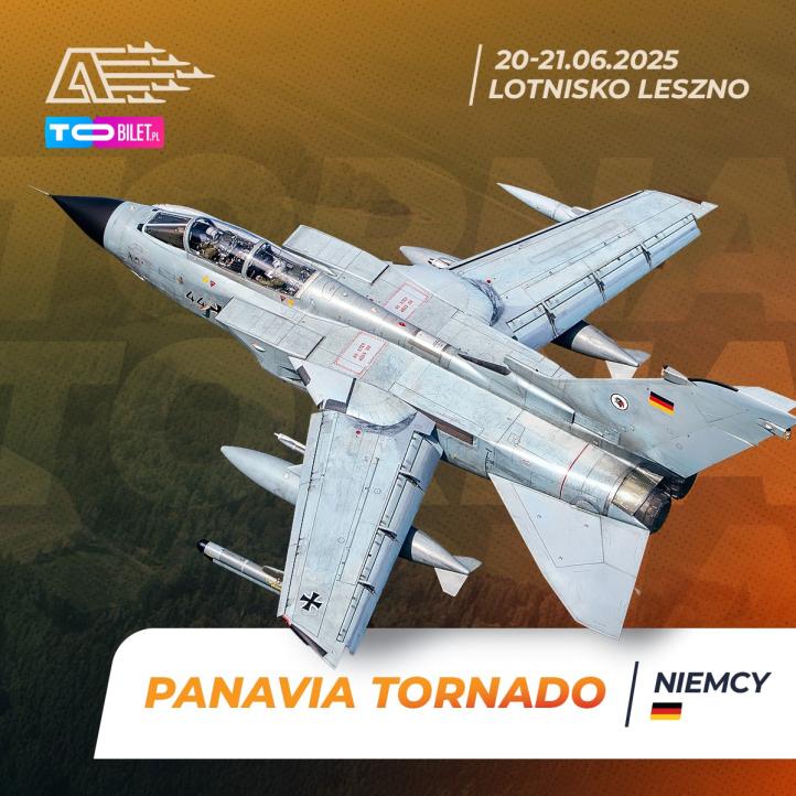 Panavia Tornado na Antidotum Airshow Leszno 2025 (fot. Hesja Air-Art Photography)