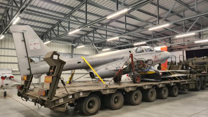 TS-11 'Iskra' - transport (fot. Politechnika Poznańska)