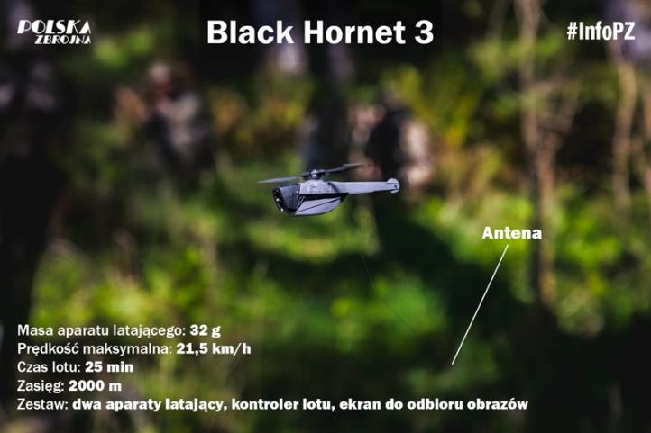 Black Hornet 3 - infografika (fot. FLIR Systems)