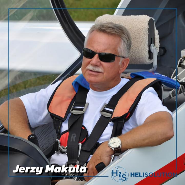 Jerzy Makula na pokazach JedlińSKY 2025 (fot. Aeroklub Polski)