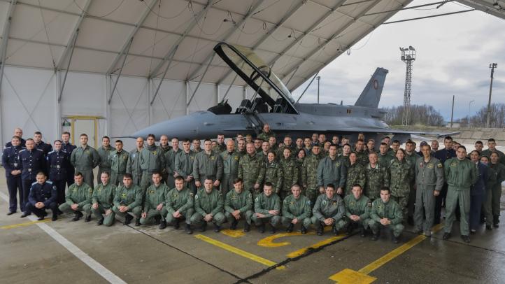 Pierwszy bułgarski samolot F-16 Block 70 (fot. Bulgarian Air Force, Facebook)2