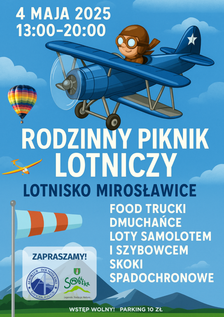 Rodzinny Piknik Lotniczy na lotnisku w Mirosławicach Rodzinny Piknik Lotniczy na lotnisku w Mirosławicach